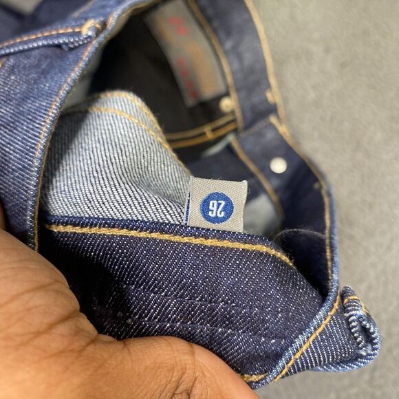 Citizens of Humanity Jeans Womens 26 Elson Mid Rise Straight Leg Blue Dark Wash - Picture 7 of 10